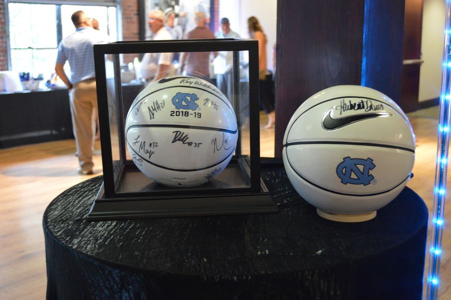Autographed basketballs